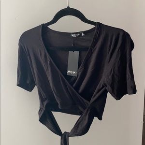 New nasty gal tie top